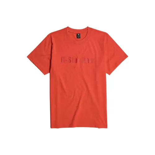 г Звезда RAW Красная Мужская T-Рубашка