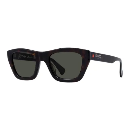 KENZO Ацетат Нерегулярная форма Солнцезащитные очки Мужской Коричневый