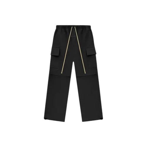 Fear of God ESSENTIALS Fall24 BACK TO SCHOOL Series Обсидиан Черный/Черный Мужские Карго Брюки