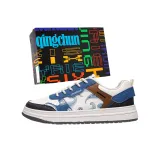 Бежево-синий