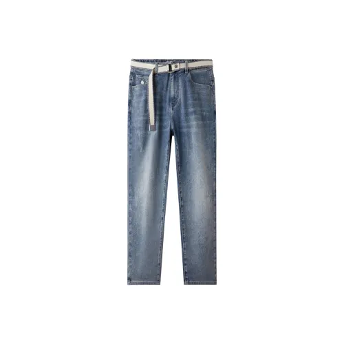 HLA Power Young Series Джинсы Мужские Синий Серый DENIM GRADIENT