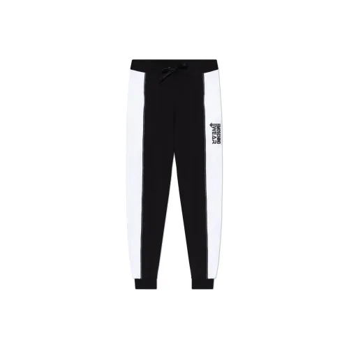 MOSCHINO Вязаные спортивные брюки мужские черные