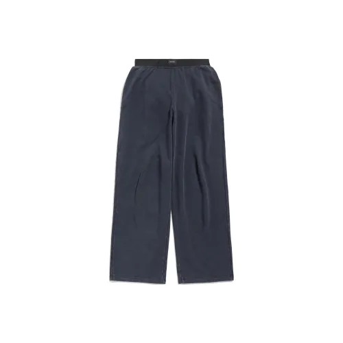 Balenciaga SS24 Вязаные Спортивные Штаны Свободного Кроя Унисекс Черные