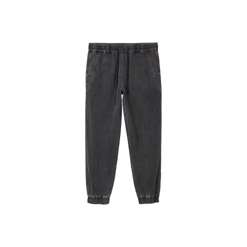 JACK JONES A17 Medium Gray Denim Men's Jeans JACK JONES A17 Средний Серый Деним Мужские Джинсы