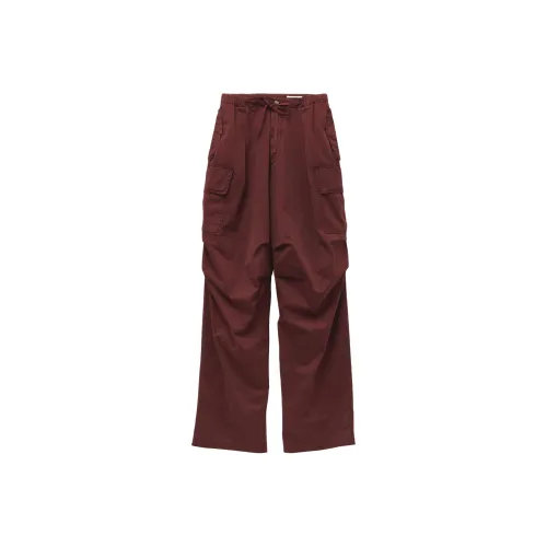 Alexander McQueen Карго Брюки Мужские Бордовый Вино Цвет