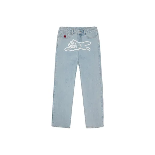 ICECREAM Spring Denim Collection Джинсы Унисекс Выстиранный Синий