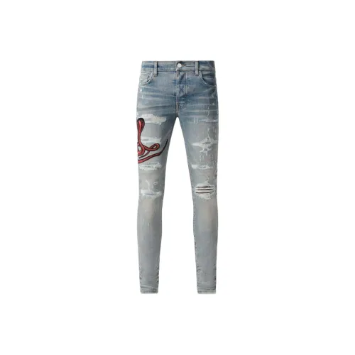 AMIRI Индиго Мужские Джинсы