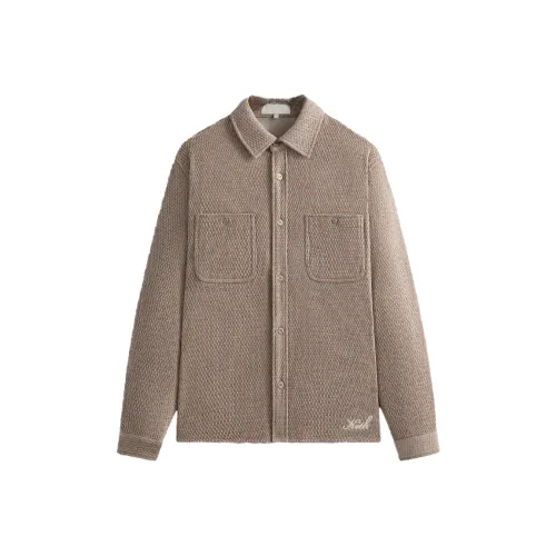 KITH FW24 Шерпа Твид Apollo Куртка Мужская Хаки