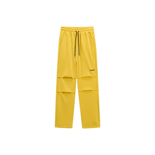 Menblero Повседневные брюки Унисекс Лимон