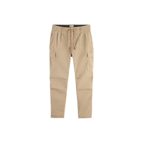 Scotch Soda Повседневные брюки Мужские Песочные