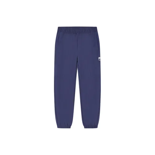 FILA Вязаные тренировочные брюки мужские цвет темно-морской синий