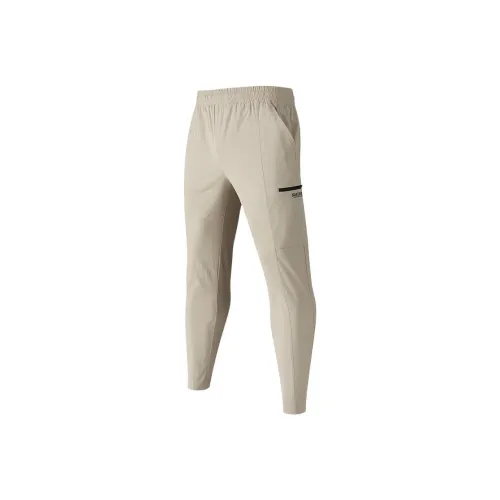 Skechers Вязаные Спортивные Штаны Мужские Бежевые Коричневые