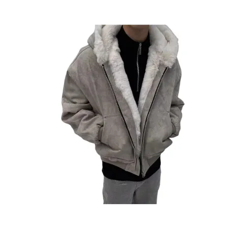 FONDLOOK Хлопковый пуховик унисекс серый