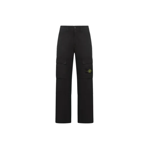 STONE ISLAND Повседневные брюки Мужские Черные