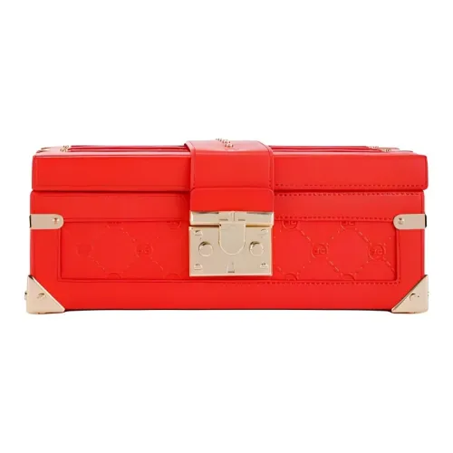 Elisabetta Franchi Акриловый Жесткий Чехол Женские Патентный Красный