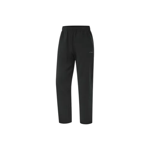 LINING Fitness Series Вязаные Спортивные Штаны Мужские Черные