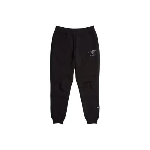 STAR RAW Черные мужские вязаные тренировочные брюки