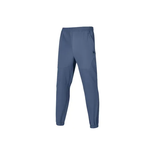 Skechers Вязаные Спортивные Штаны Мужские Ночной Синий Серый