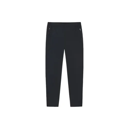 Anta Champion All Weather Series Черные Мужские Вязаные Тренировочные Штаны