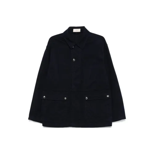 THE ROW FW24 Куртки и Пальто Мужской Полуночный Синий