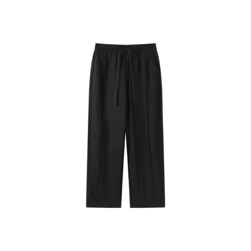 HERBEL Повседневные брюки Мужские Черные