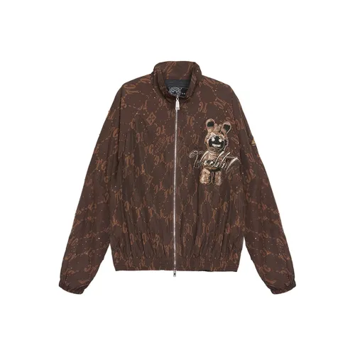 TCH Легкие Куртки и Пальто Унисекс Кофейного цвета