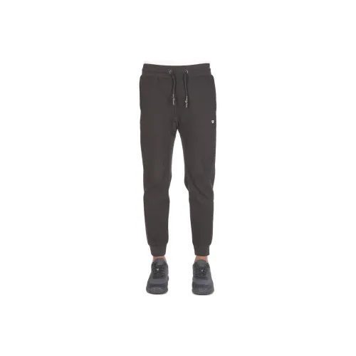 ARMANI JEANS Черные Мужские Вязаные Спортивные Штаны