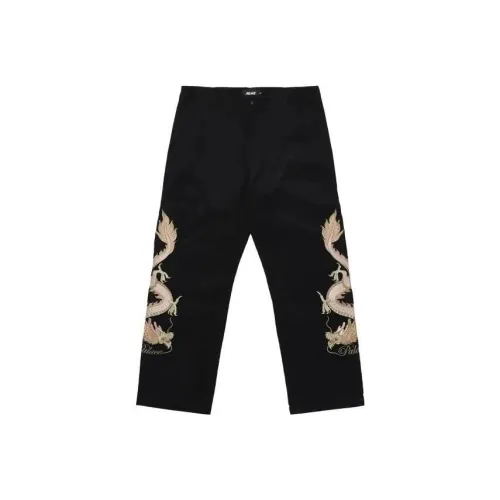 PALACE Black Unisex Casual Pants