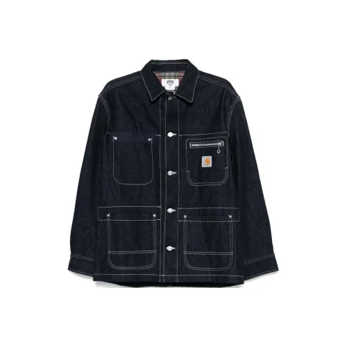 JUNYA WATANABE совместный бренд Индиго Мужские Куртки