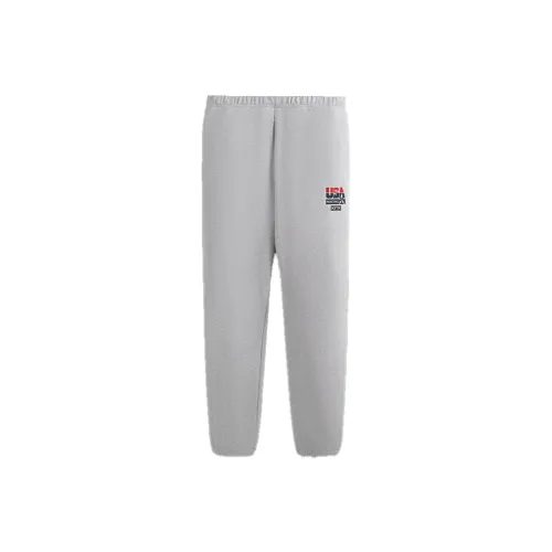 Kith USA Basketball Series Серые Мужские Вязаные Тренировочные Штаны