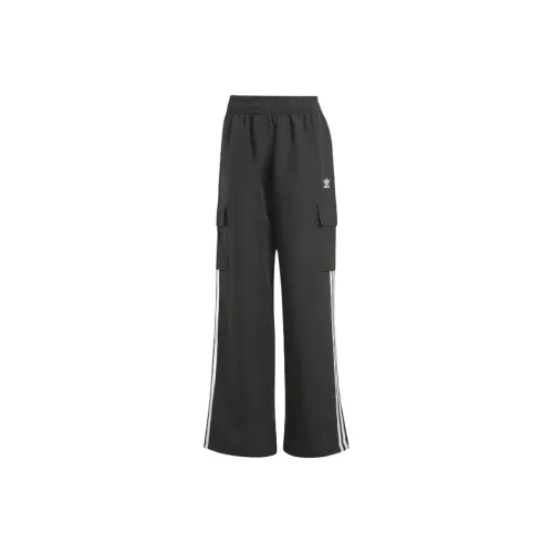 Adidas Originals ADICOLOR 3 Полосы Вязаные Тренировочные Штаны Унисекс Черные