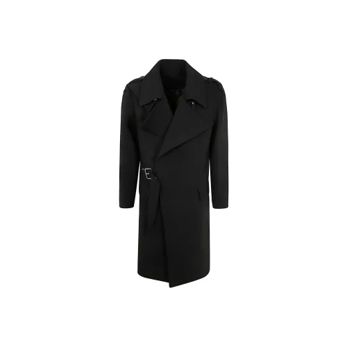 BALMAIN Тренчкот Мужской Черный
