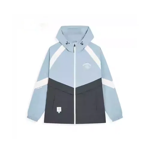 XTEP Sports Life Collection Basketball Collection Тренчкот Мужской Сигнальный Синий Horn Серый Горно-Лунный Белый