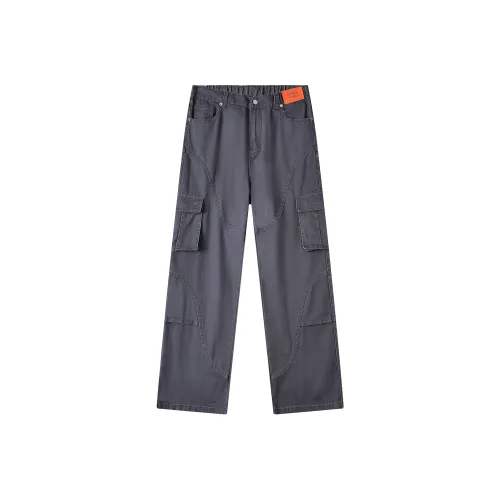 GEOFFREY B. SMALL Карго-брюки Унисекс Мытый Серый