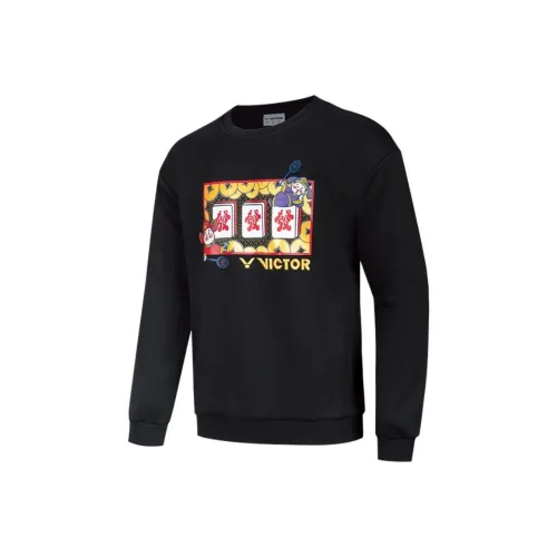 VICTOR Черный Унисекс Свитшоты