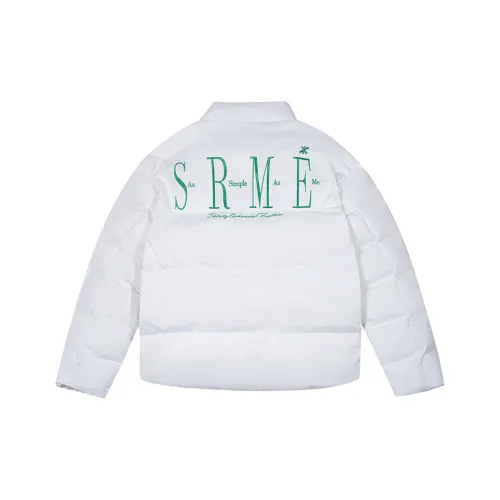 SIMPLE RIMLESS SRME Хлопковый пуховик Унисекс Белый