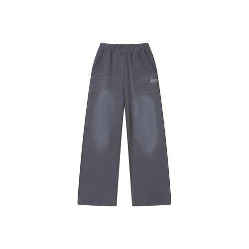 DANGEROUSPEOPLE Вязаные тренировочные штаны унисекс темно-серый