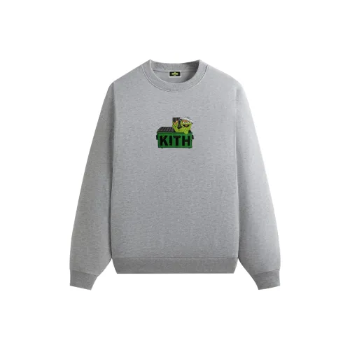 KITH X SESAME STREET FW24 Свитшот Мужской Средний Серый