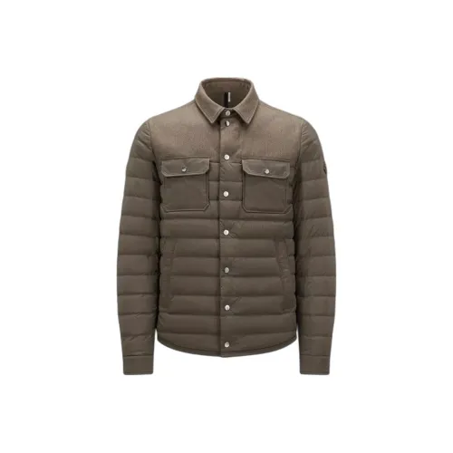 Moncler Down Jacket Men's Light Brown