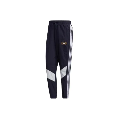 Adidas Черные Мужские Вязаные Тренировочные Штаны
