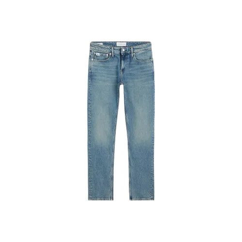 CALVIN KLEIN Джинсы Европейская версия Мужской Средний синий Зеленый