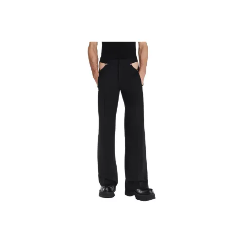 DION LEE SS24 PIERCED Stud TROUSER Повседневные брюки Мужской Черный