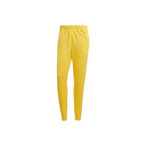Adidas Originals ADICOLOR CLASSICS SST Вязаные Спортивные Штаны Мужские Желтые