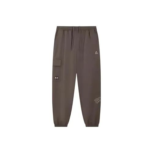 PEAK Sports Life Collection Повседневные брюки Мужские Угольный серый Коричневый