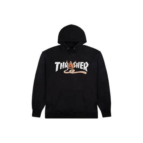 Thrasher Черный Унисекс Свитшоты