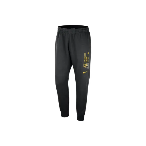 Nike x NBA Вязаные тренировочные брюки мужские черные