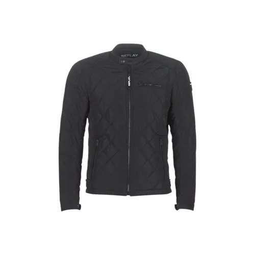 REPLAY Мужские черные куртки