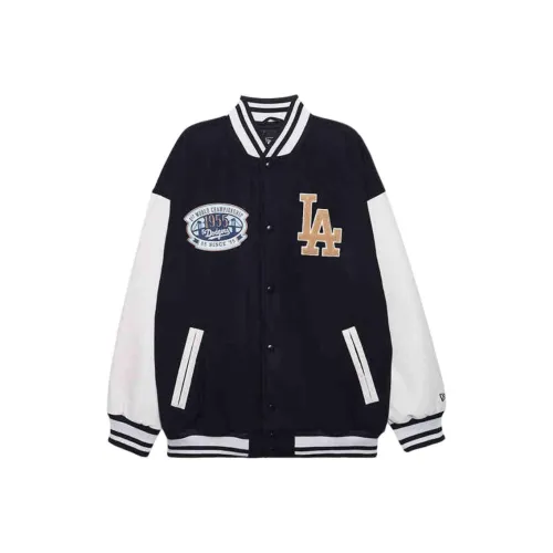 New Era x MLB Base Logo FW24 Бейсбольная куртка Унисекс Черный