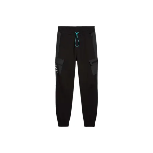 PUMA x MAPF1 x RÆBURN DOWNTOWN SS24 Вязаные тренировочные брюки Мужской Черный