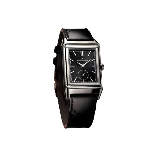 Jaeger LeCoultre Механизм с ручным заводом Мужские часы Flip Collection REVERSO 47mm*28,3mm*10,34mm Черный
